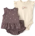 Carter’s Kız Bebek 3 Parça Yazlık Şort Takımı