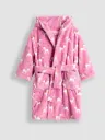 JoJ Mama Baby Çocuk 2-3 Yaş Pembe Unicorn Desenli Bornoz